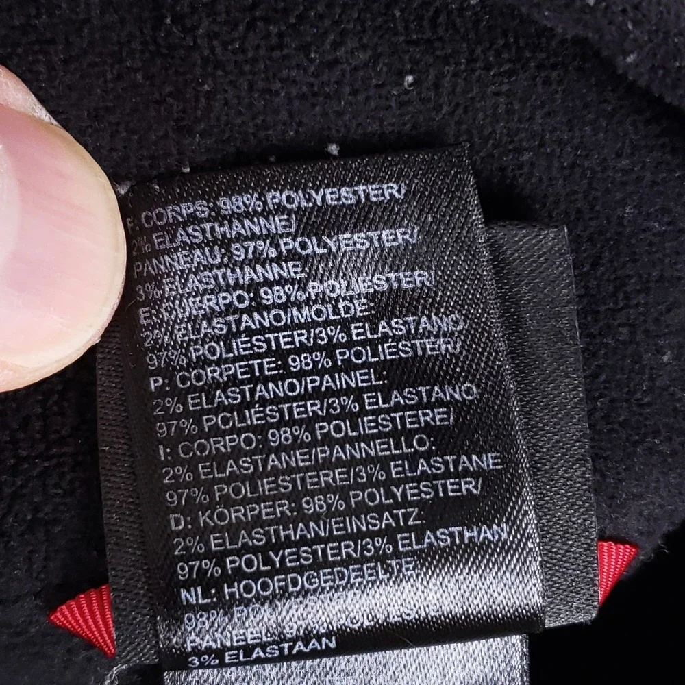 The North Face Pullover 1/4‎ Zip Mens XL Tech Fleece Black Gorpcore Hiking
